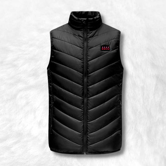 Gilet Chauffant avec Batterie noir.