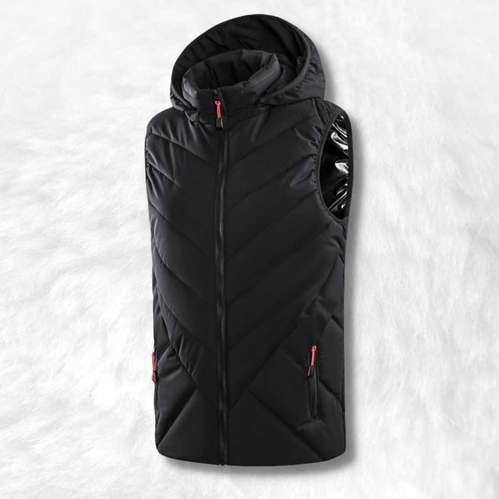 Veste Chauffante Femme avec Batterie noir.