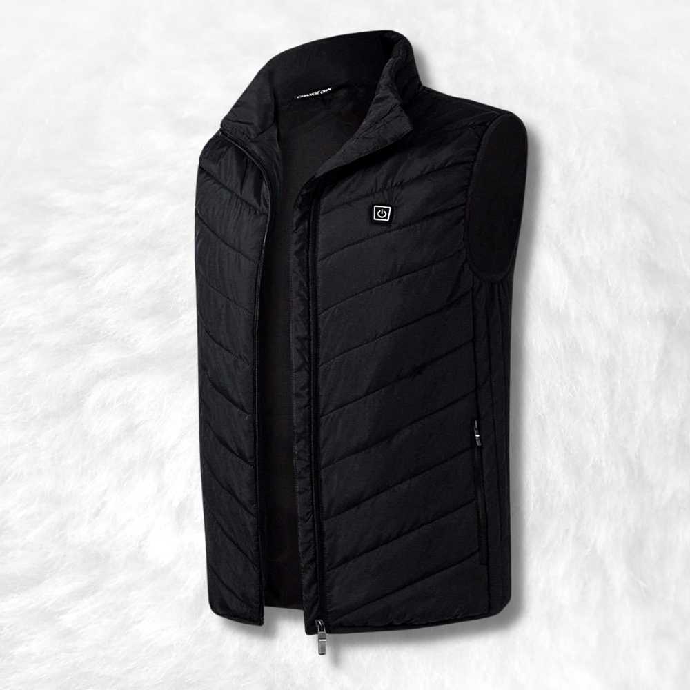 Veste Chauffante Moto noir.