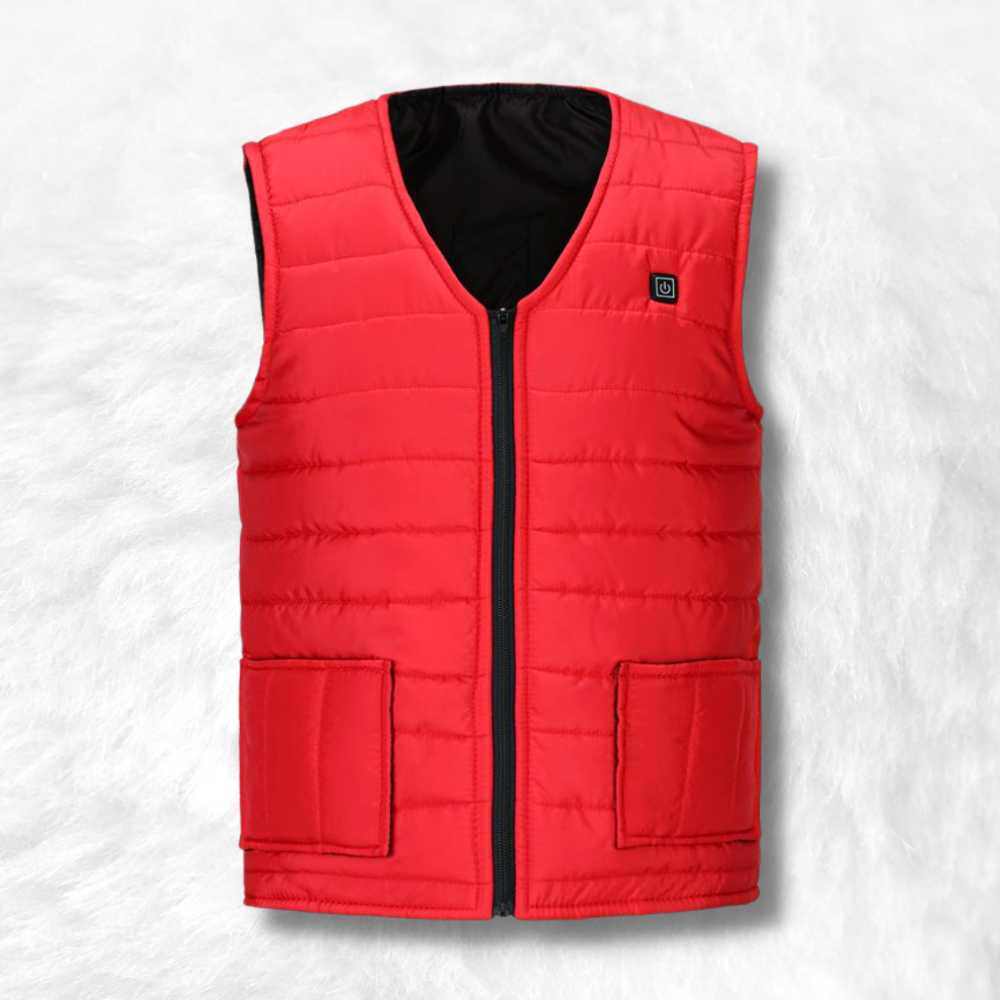 Veste Chauffante Pas Cher rouge.